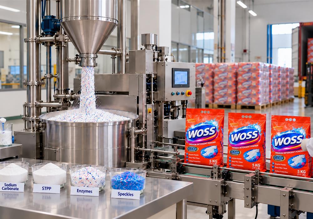 Inside a Detergent Powder Manufacturing Process: From Raw Materials to Finished Product