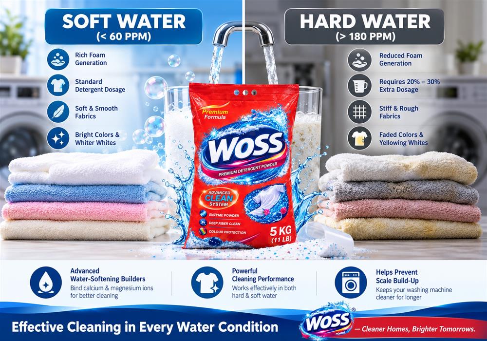 Soft Water vs. Hard Water: How Water Quality Affects Detergent Performance